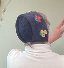 Vintage 50's Von Lengerke  Antoine VL A Abercrombie  Fitch Knit Hat Bonnet