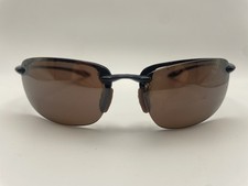  FRAMES ONLY - READ  MAUI JIM MJ-407-02 64-17-130 BLACK SUNGLASSES FRAMES USED 