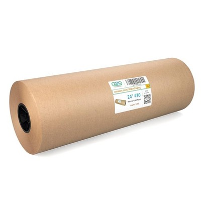 Kraft Paper Roll 24 Inch Wide 1200ft Long Brown Natural Wrapping Void Filling Ar