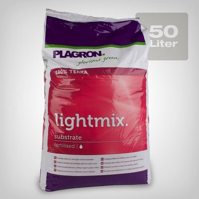 Plagron Light-Mix Anzuchterde 50L Perlite   luftig für Jungpflanzen vorgedüngt