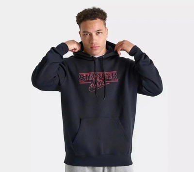 Nike x Stranger Things NRG Club Hoodie Black IF8519-010 SizeXL