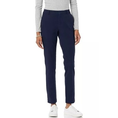 Chino Pants Size 12 Navy Amazon Essentials Uniform Women's Parochial Private NEW