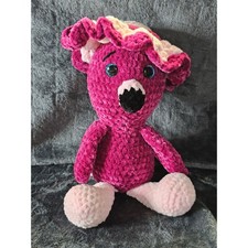 Handmade Crochet Knitted Flamingo Pink 14" Plush