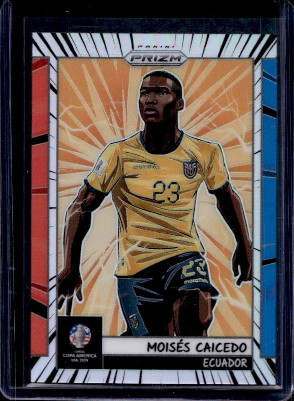 2024 Prizm Copa America Moises Caicedo Manga #11