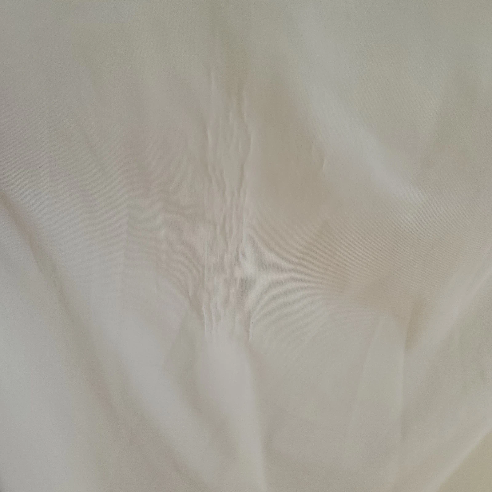 OFF WHITE Camicia da notte vintage Vanity Fair donna 38 bianco sporco orlo pizzo abito slip made in USA