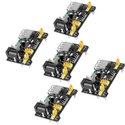 Power Supply Modul 3.3V 5V DC 6.5-12V USB 5 Stück für Prototyp Breadboard