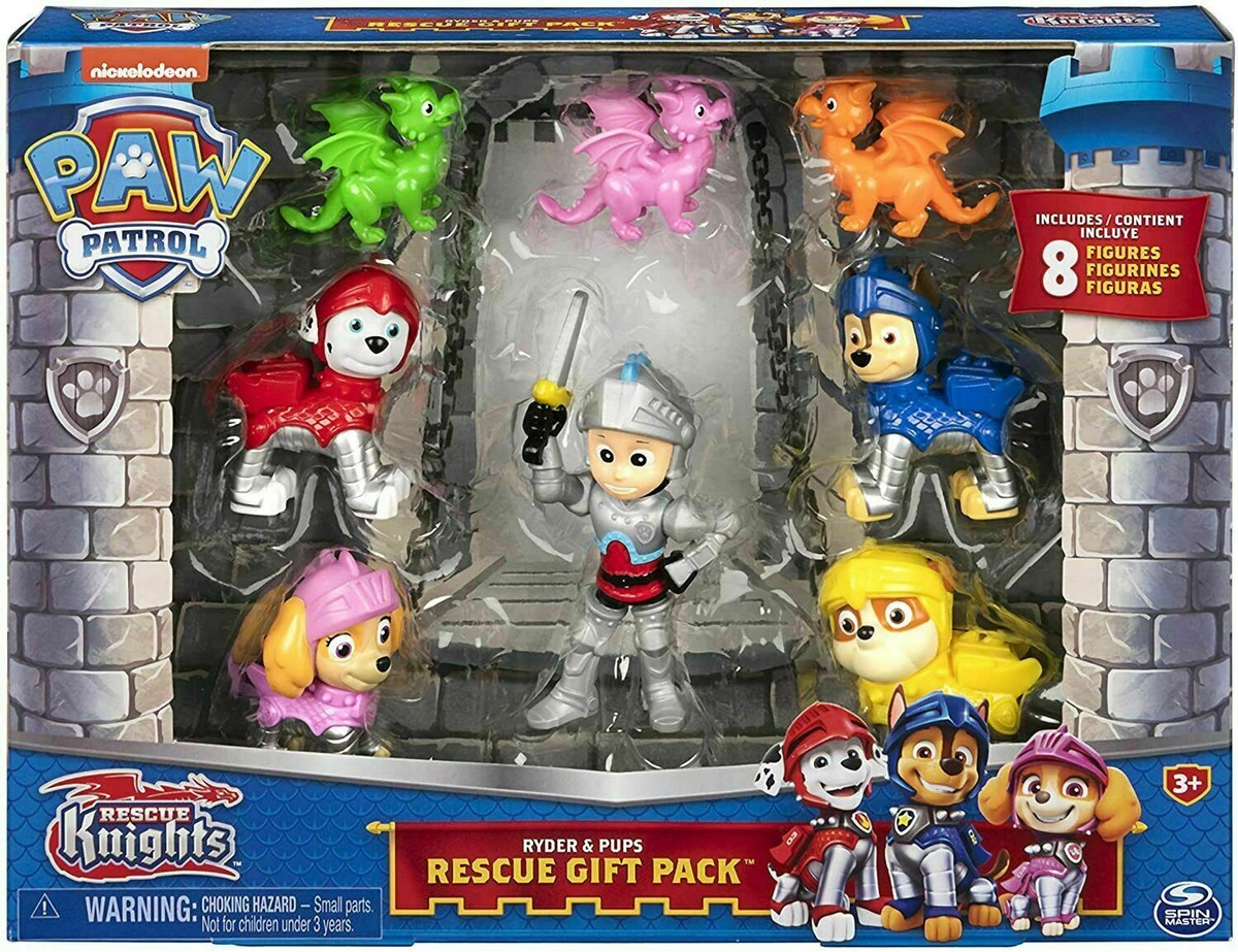 PAW PATROL Rescue Knights RYDER & PUPS & MINI DRAGONS 8