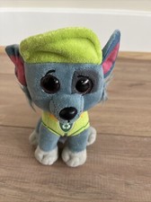 TY Beanie Boos 6" Paw Patrol Rocky Plush Stuffed Animal Toy Glitter Eyes W/Tags
