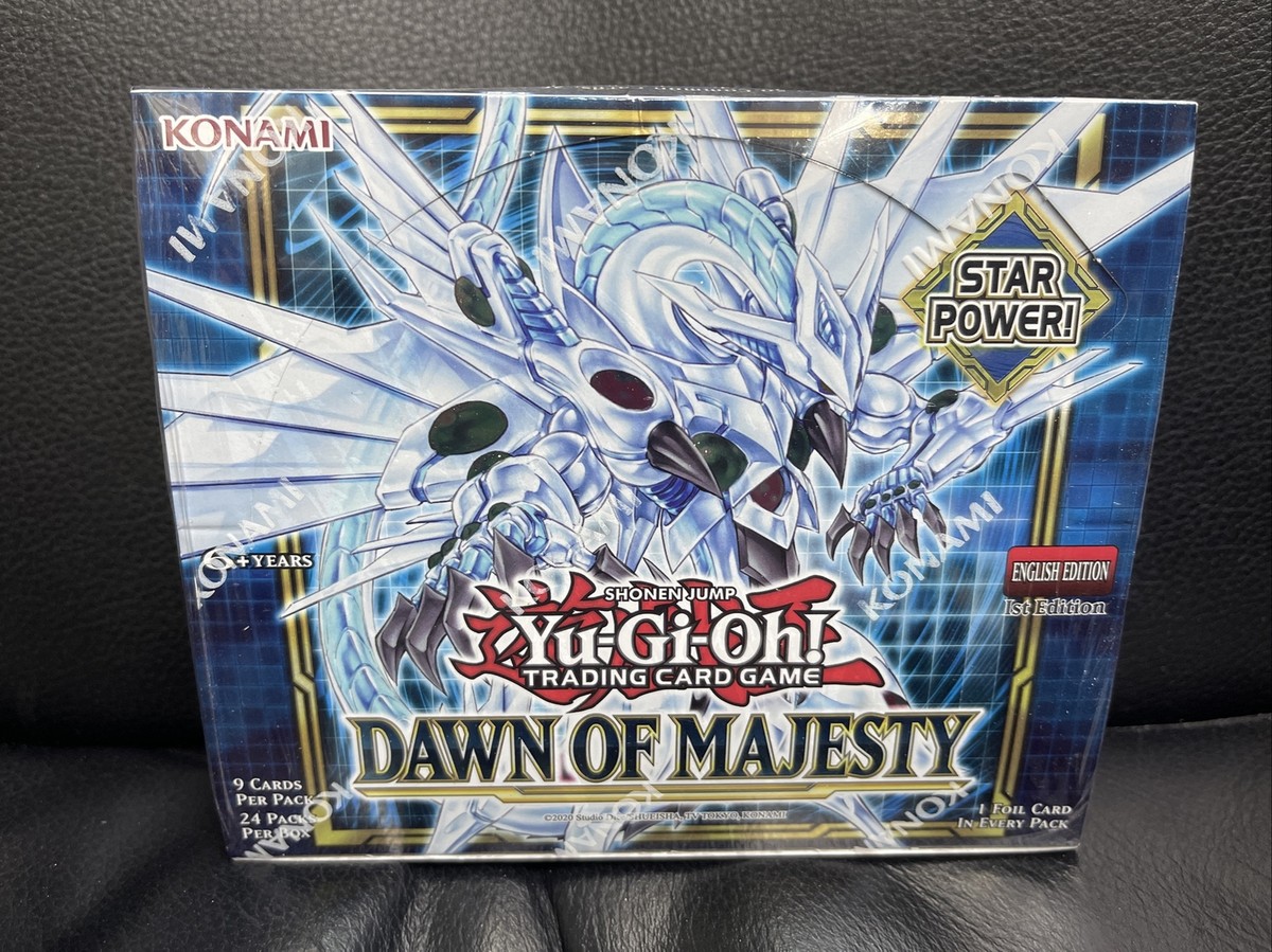 Yu-Gi-Oh Cards - Dawn of Majesty - Booster BOX (24 Packs) - Sealed.. Yu-Gi-Oh Cards - Dawn of Majesty - Booster BOX (24 Packs) - Sealed..