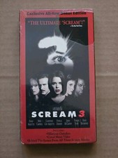 Scream 3: Bonus Edition VHS Brand New 