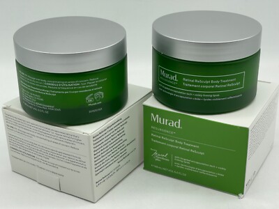 LOT OF 2 Murad Resurgence Retinal ReSculpt Body Treatment 5.0 fl oz / 148 ml x 2