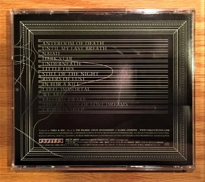 Tarja - What Lies Beneath + 3 Bonus Tracks (Original Japan CD w/OBI) Nightwish — 第 2/3 张图片