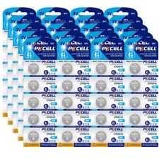 Upto 100x 3V CR2016 Button Coin Cell ECR2016 Lithium Watch Batteries PKCELL Lot