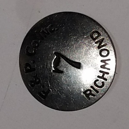 Vintage F. & P. Co, Inc, Richmond Pin, Pin Back - Picture 5 of 6
