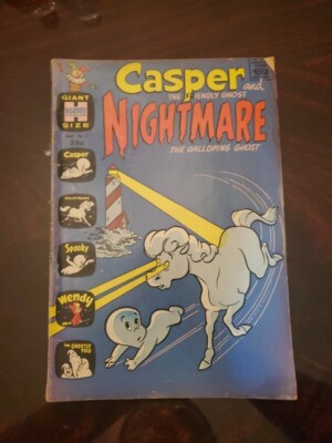 Casper & Nightmare #8 (Harvey Giant) May 1965, 25¢ cv price, 64-Pages, Wendy