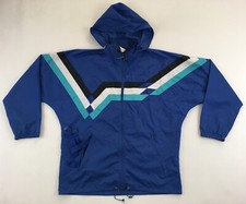 Adidas rain jacket hood West Germany DFB 1990 jersey style template vintage D6 M