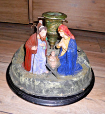 Bells Christmas tree stand Christmas tree stand nativity Jesus Mary Jesus child