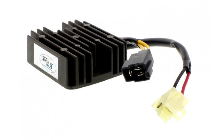 Régulateur de charge TOURMAX RGU-305 pour la rénovation électrique du SUZUKI DR 250