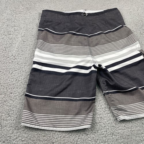 O'Neill Board Shorts Swim Surf Trunks Gray White Striped Mens Size 29 EUC - Picture 10 of 14