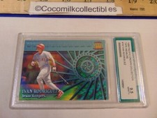1999 Ivan Rodriguez #19 Pacific Crown Tape Measure Baseball Collection Graded
