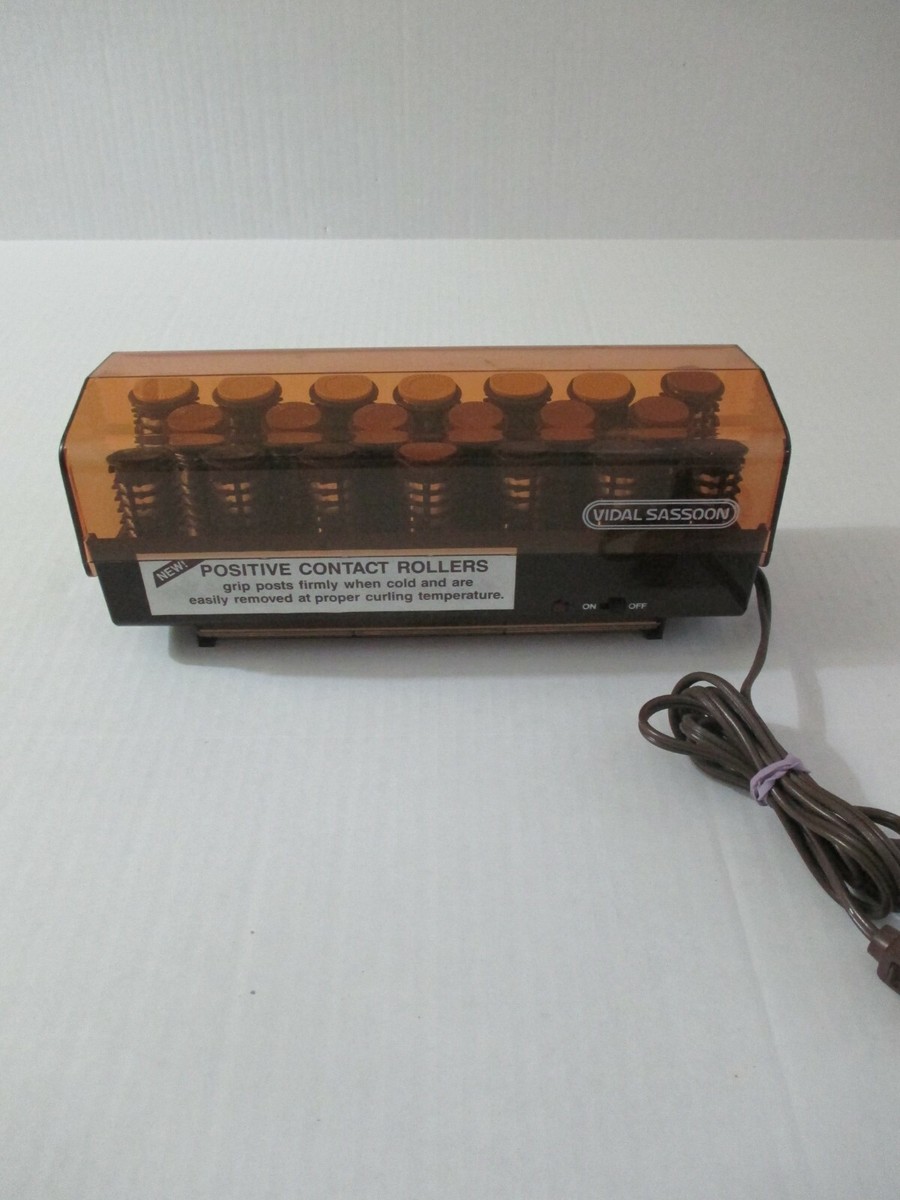 VIDAL SASSOON POSITIVE CONTACT HAIRSETTER HOT ROLLERS CURLERS