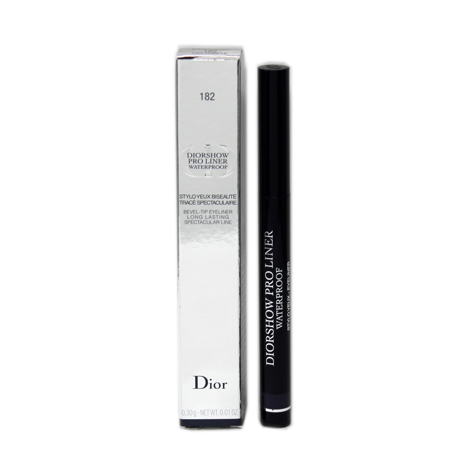 DIOR DIORSHOW PRO LINER ВОДОСТОЙКАЯ ПОДВОДКА ДЛЯ ГЛАЗ С КОНИЧЕСКИМ КОНЧИКОМ 0,30 г #182 PRO ФИОЛЕТОВАЯ