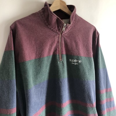 supreme half zip sweater