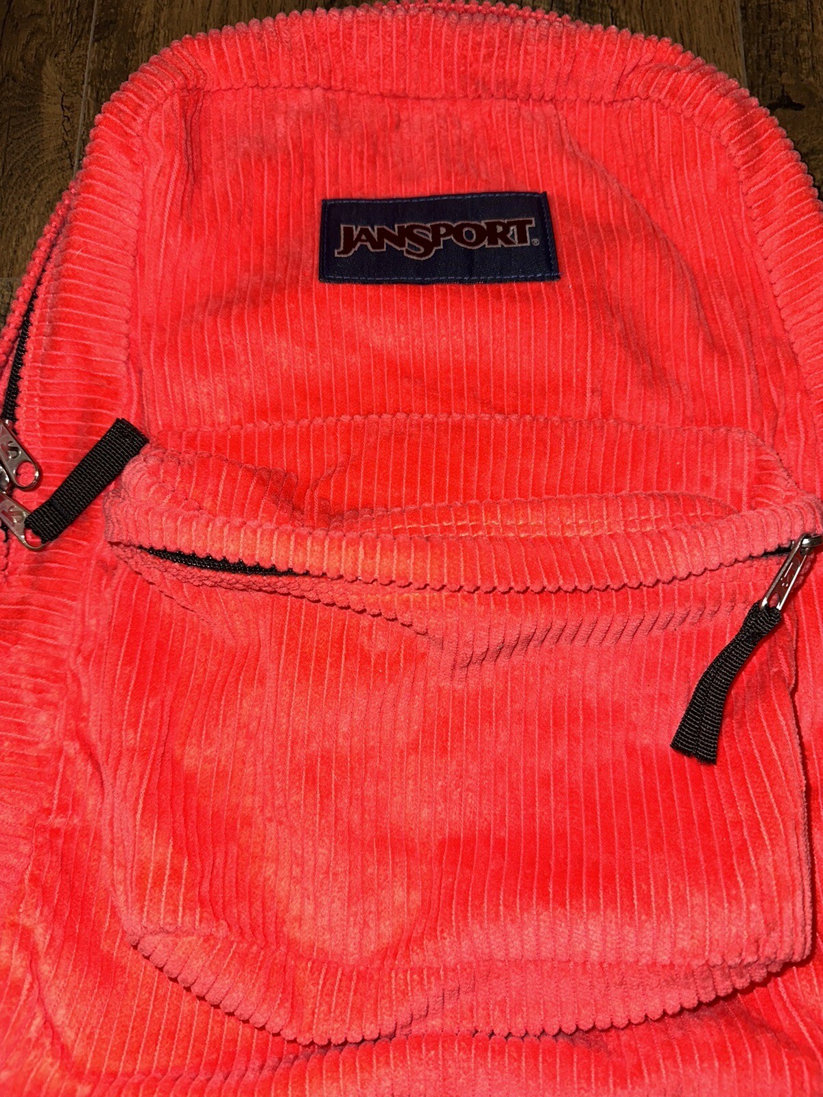 Jansport Corduroy SuperBreak Backpack JS00T15W Light Red Never Used NWT