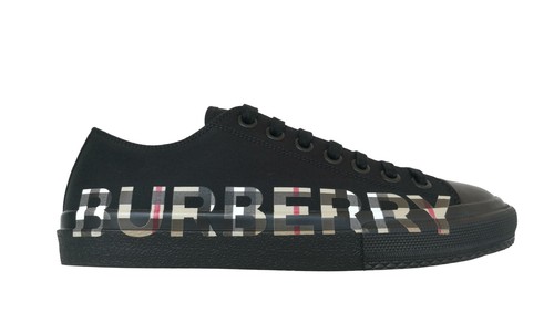 BURBERRY scarpe sneaker uomo in tessuto e gomma 8018275 nero | eBay