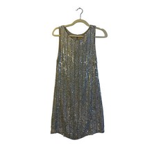 Alice + Olivia Mini Sequin Strapless Dress