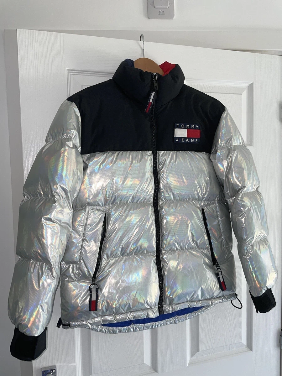 Metallic tommy hilfiger jacket sale