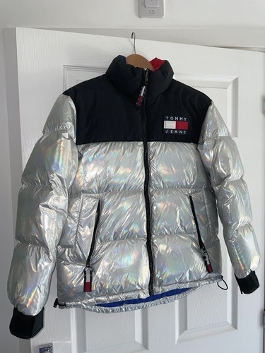 Tommy Hilfiger Womens Metallic Puffer 