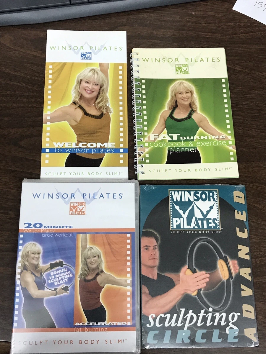 WINSOR PILATES Sculpt Your Body Slim 2 DVDs, Book & Pamphlet. Dvds R Brand  NEW