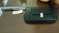Tablots Wristlet Purse Pebble Leather Black Never Used Tablots Wristlet Purse Pebble Leather Black Never Used