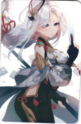 SHENHE SHEN HE Genshin Impact Goddess Story ACG Anime Waifu Custom Card