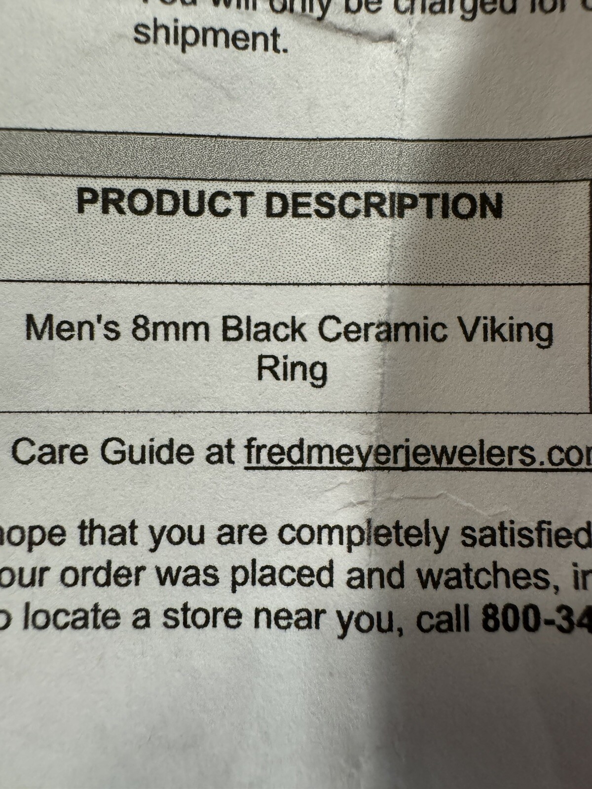 Viking Dragon Ring, Black Ceramic. Wedding - image 4