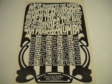 The SPARROW Cryan Shames BUCKINGHAMS Cyrkle BOB DYLAN more 1967 Promo Display Ad