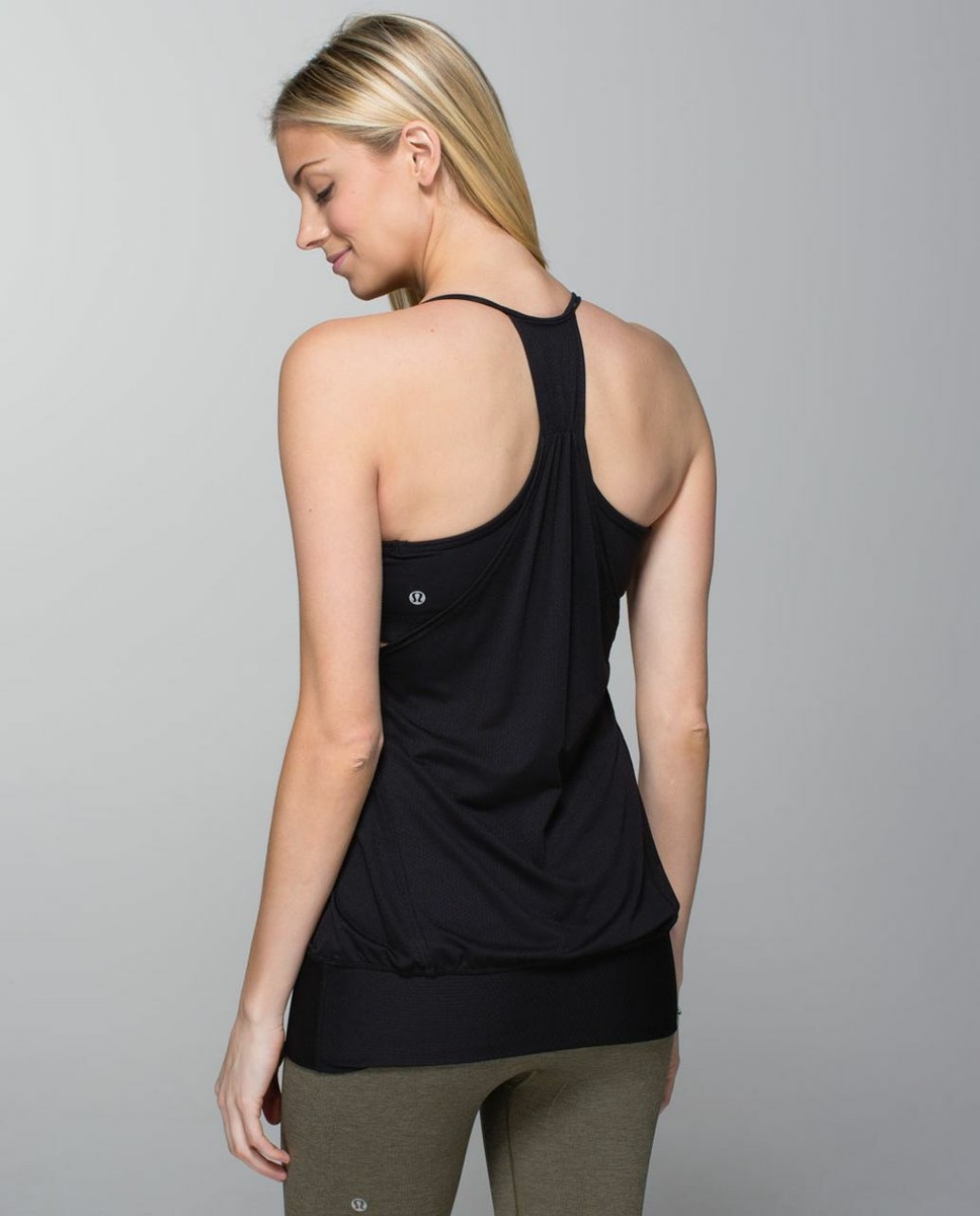 【新品】lululemon／Rally Your Heart Tank／サイズ4 Lululemon Rally Your Heart Tank - Black - lulu fanatics
