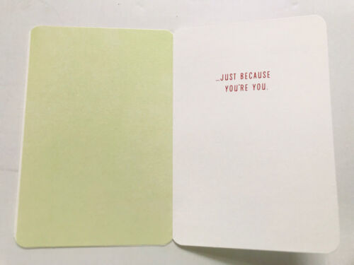 Hallmark Just Because Greeting Card JUST A LITTLE "HI - NEW - Picture 2 of 2