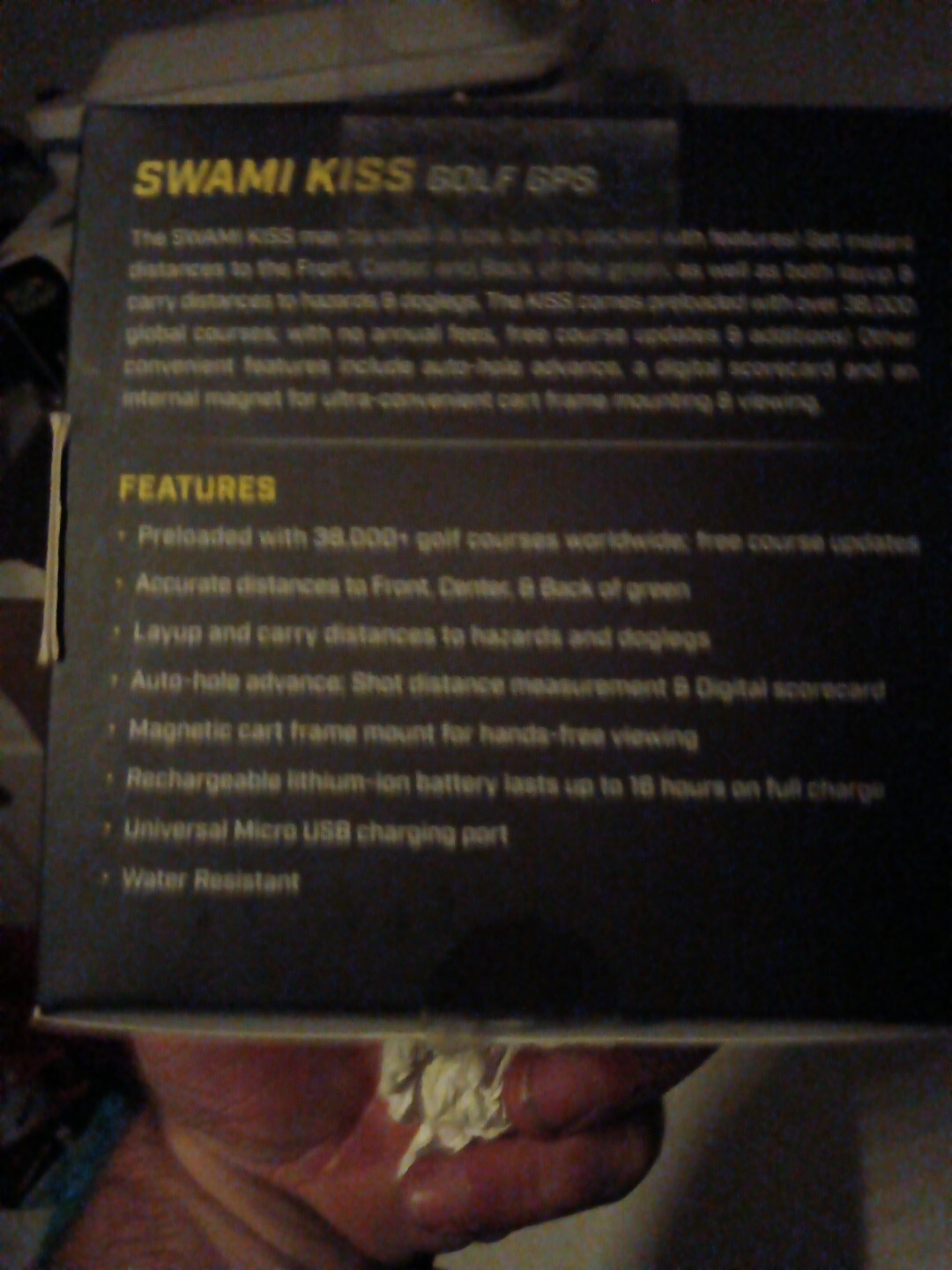 Izzo Golf Swami KISS Golf GPS A44192 689769441929 eBay