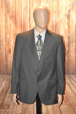 Cremieux Collection Men Loro Piana Super 103s Charcoal Wool Sports Coat Sz 42R