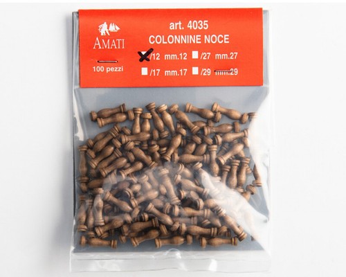 Occhielli In Ottone Con Gambo 0,7x11 Mm (100 Pz) AM4704 - Amati Modellismo - Foto 3