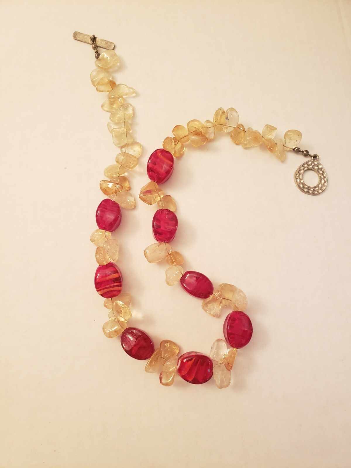 Vintage Heavy Murano Glass & Genuine Citnrine Quartz … Gem