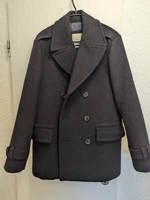 Mango Men Klassischer Herrenmantel M Navy Blue