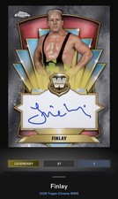 Finlay - Signature Black 10cc Legendary - 2026 Topps Slam WWE Chrome Digital