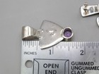 DTR sterling silver amethyst and turquoise pendant & earring set — photo 4