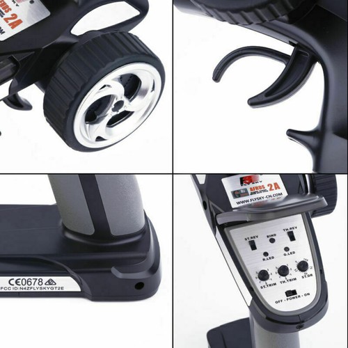 FlySky FS-GT2E AFHDS 2.4G 2CH Transmitter & FS-A3 Receiver Remote Control System - Picture 5 of 12