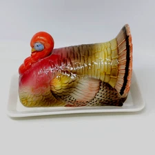 Otagiri  Japan Thanksgiving Turkey Covered Butter Dish
