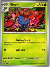 Gloom 002/197 Common Obsidian Flames Pokemon Near Mint
