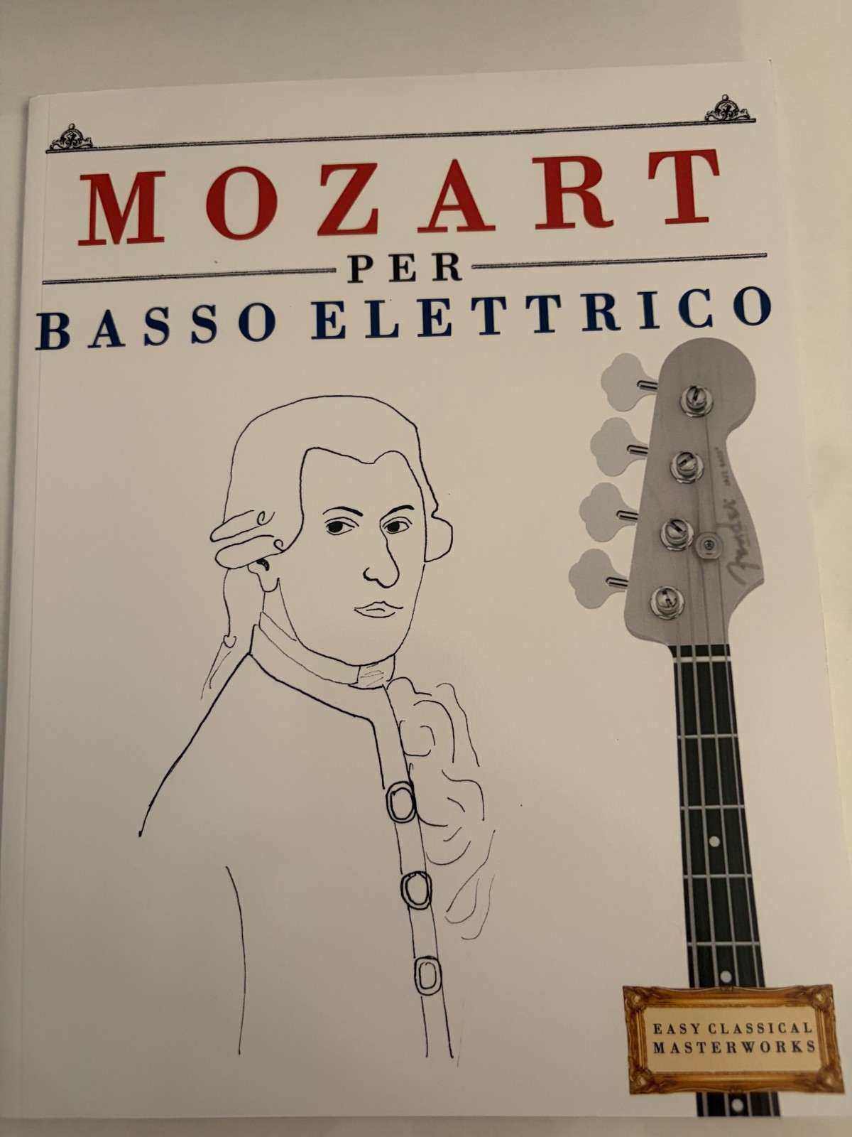 MOZART for electric bass - italian - VERY RARE!!!!